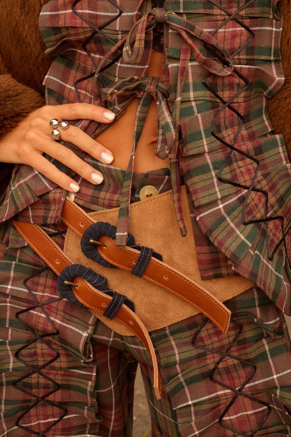 Double Hip Belt Tostado / Camel