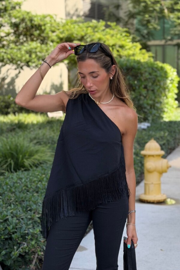 Blusa Fringe Blusa Fringe