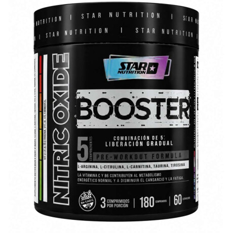 N.O. Booster Óxido Nítrico Star Nutrition 180 Comprimidos
