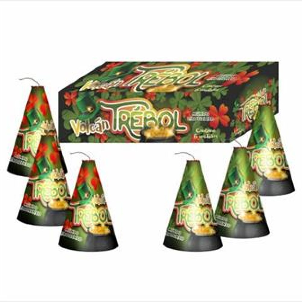 VOLCAN 3´´TREBOL 8CM DISP 6PCS VOLCAN 3´´TREBOL 8CM DISP 6PCS