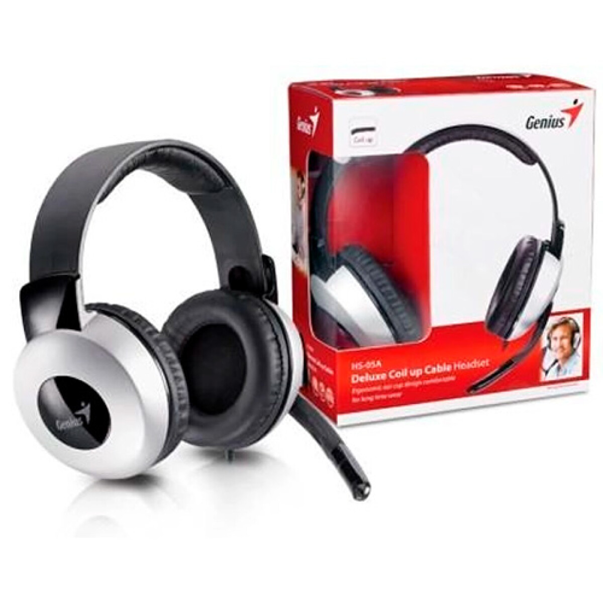 Auriculares Genius con Microfono de Lujo - 001 