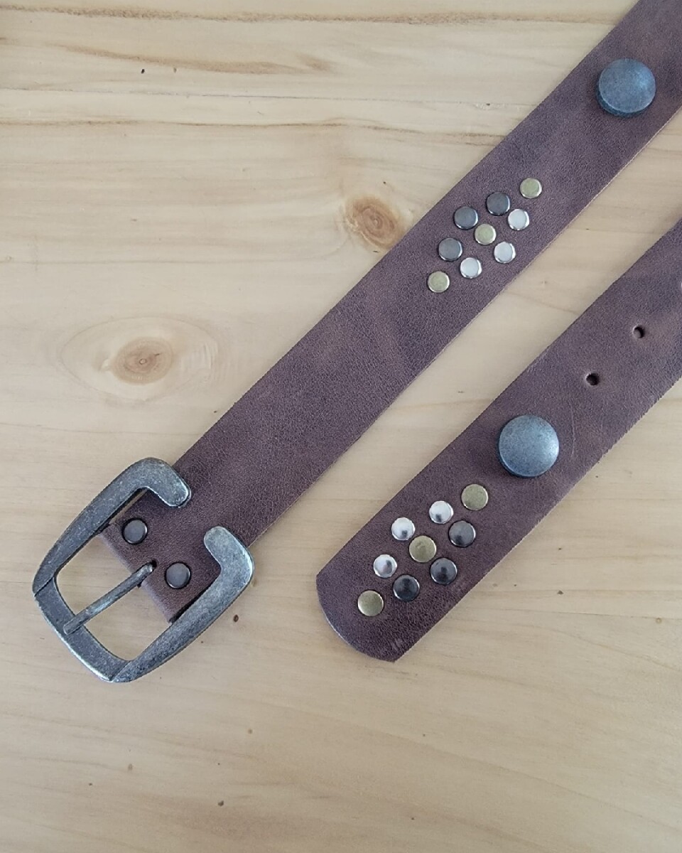 Cinto Snake - Marrón Plata 