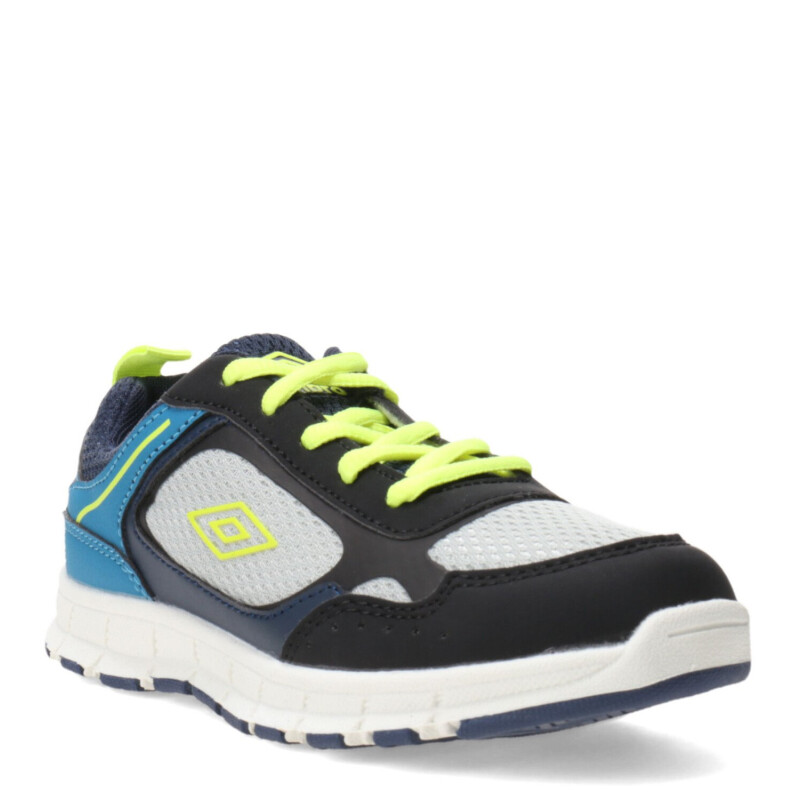 Championes Infantiles Umbro Gris - Negro - Amarillo Lima