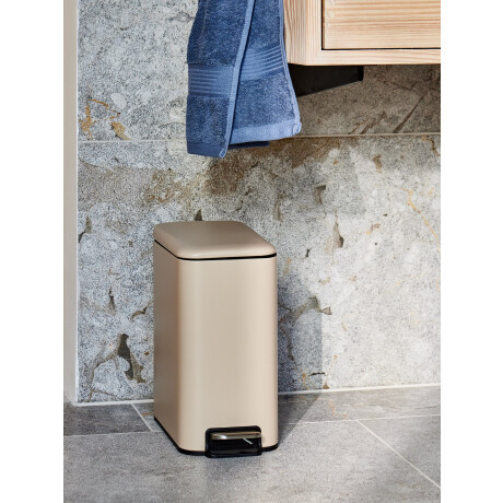 Papelera Pedal Ullatti 5L Cierre Suave Beige