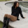 BOTA MONTA FW23 Negro Con Ca