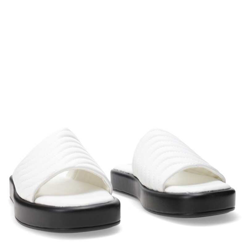 Sandalias de Mujer Miss Carol IRINA con tira ancha Blanco