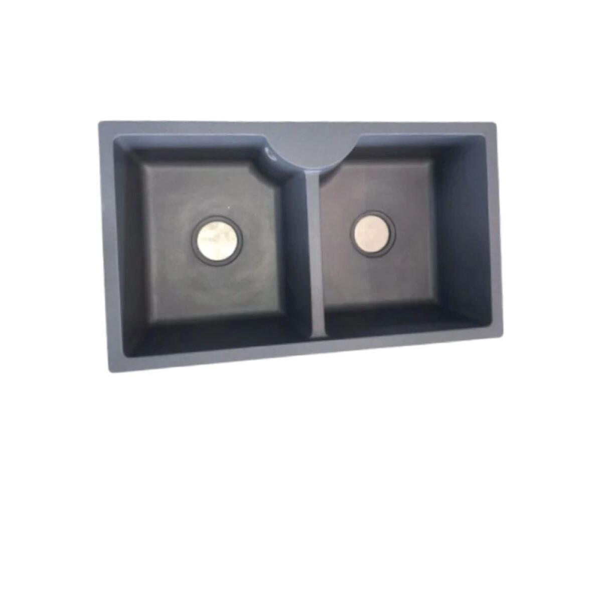 Pileta doble gris 78 x 45 