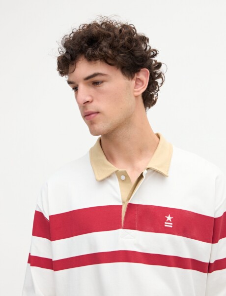 Remera polo Parsons Off white