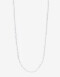 Collares Largos Color Collar Largo Beads Facetados - Blanco Crema
