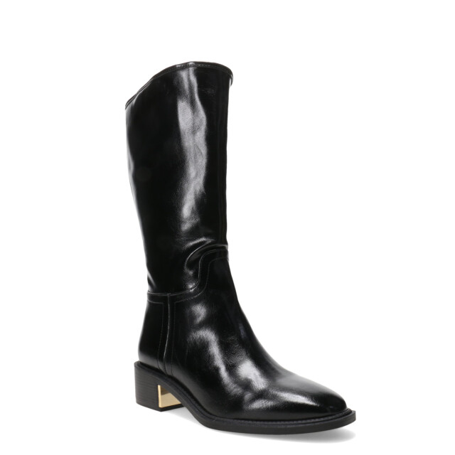Botas de Mujer Miss Carol JUSTY en punta bucanera Negro