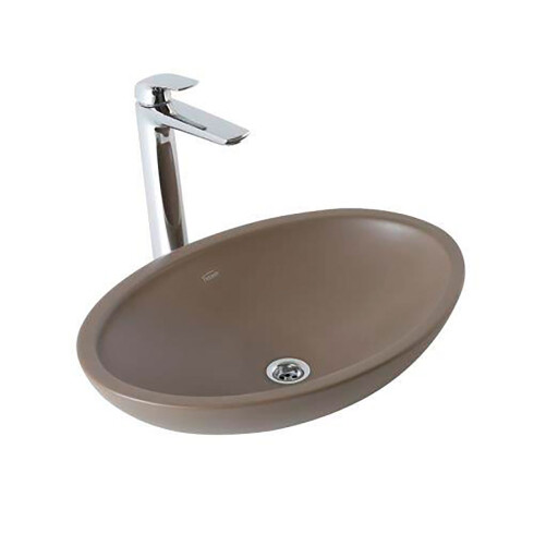 BACHA OVAL 50X35.5X10.3 DE APOYO GAMAS DE MARRON GAMAS DE MARRON