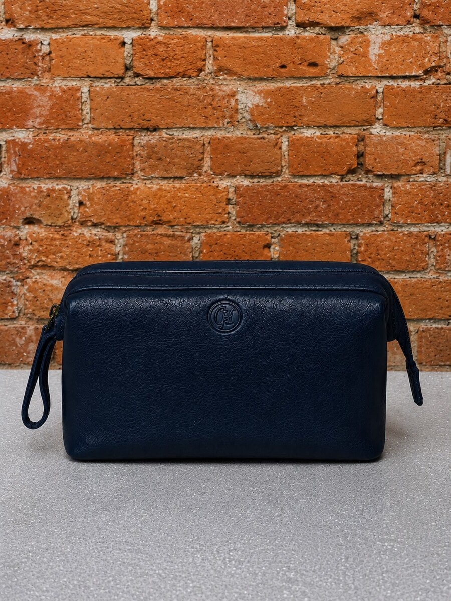 Necessaire Cuero - Azul 