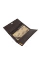 Billetera clasica con marco Marron