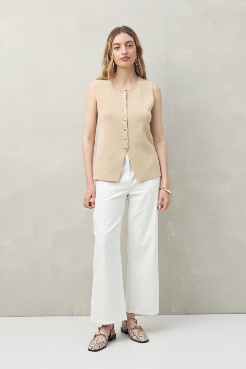 CHALECO SALVA Beige