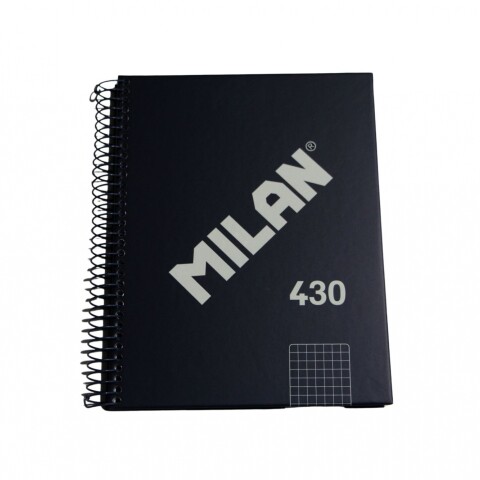 CUADERNO MILAN CON ESPIRAL TAMAÑO A5 CUADRICULADO DE 80 HOJAS COLOR AZUL CUADERNO MILAN CON ESPIRAL TAMAÑO A5 CUADRICULADO DE 80 HOJAS COLOR AZUL