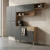 Mueble de Cocina completo 229cm Negro