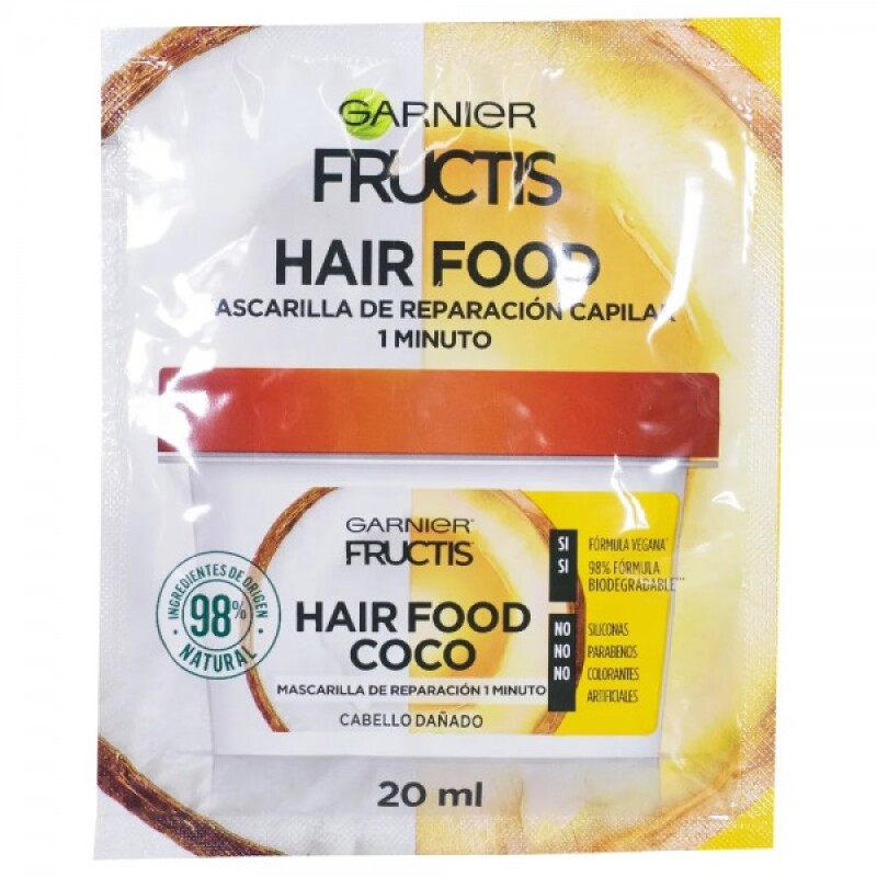 Fructis Hair Food Coconut Sachet 20 Ml. Fructis Hair Food Coconut Sachet 20 Ml.