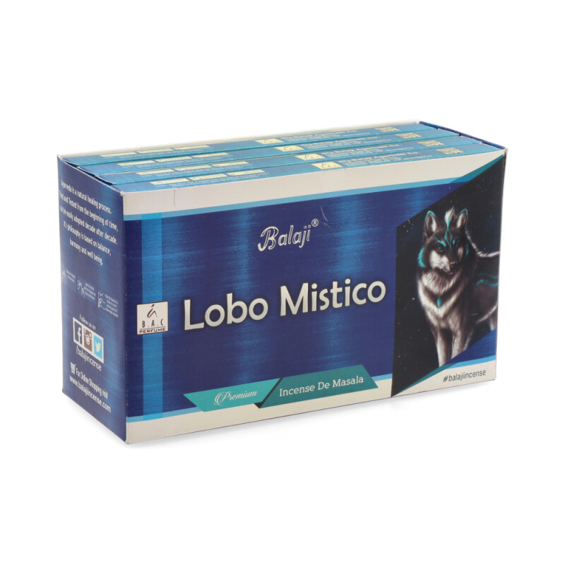 INCIENSO BALAJI CAJA DE MASALA 15GR X12 Lobo Mistico