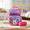Mochila con 4 bolsillos con cartuchera de obsequio Unicornio