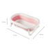 Bañito de Bebé Plegable Bañera Para Bebés con Baby Splash Color Rosa Bañito de Bebé Plegable Bañera Para Bebés con Baby Splash Color Rosa