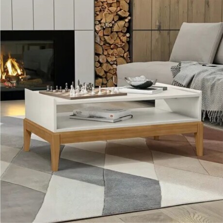 Mesa De Living Milao Blanco Freijo 2911 W Mesa De Living Milao Blanco Freijo 2911 W