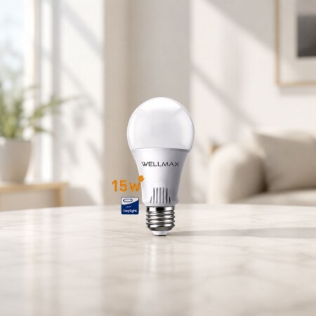 Lampara 15W Wellmax Blanco Calida Led Lampara 15W Wellmax Blanco Calida Led