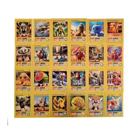 Mazo de 55 Cartas Italian Brainrots Gold 0259 001