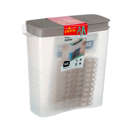 KIT PORTA JABÓN GRIS