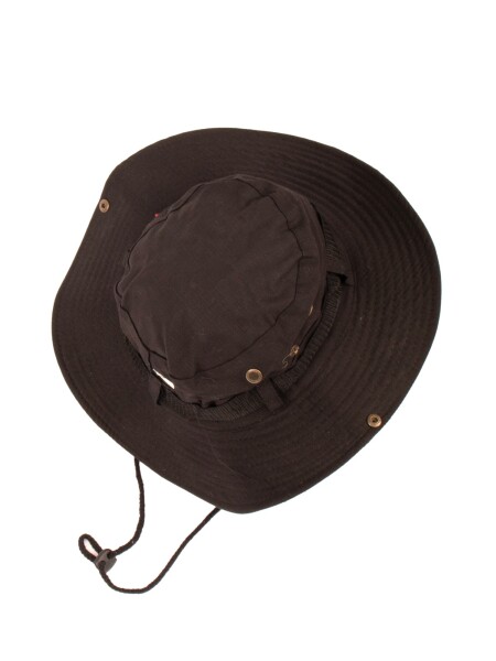 Sombrero con proteccion uv Negro
