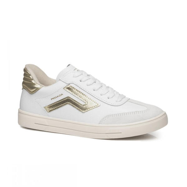 PGD 211154 - PEGADA BLANCO/DORADO