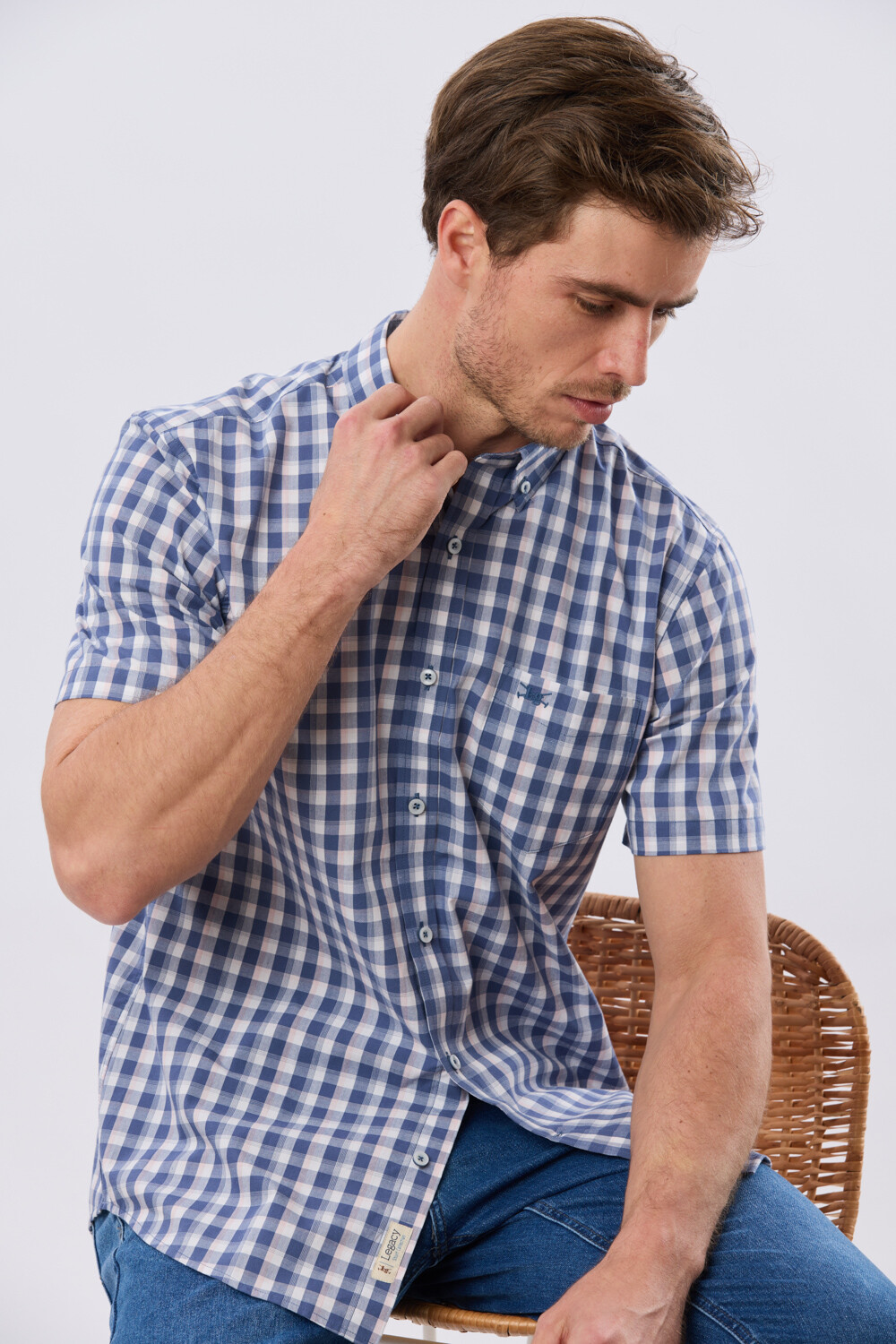 CAMISA CUADROS Azul