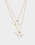 Collares Infantiles Licencias Collares Para Compartir Cinnamoroll - Dorado