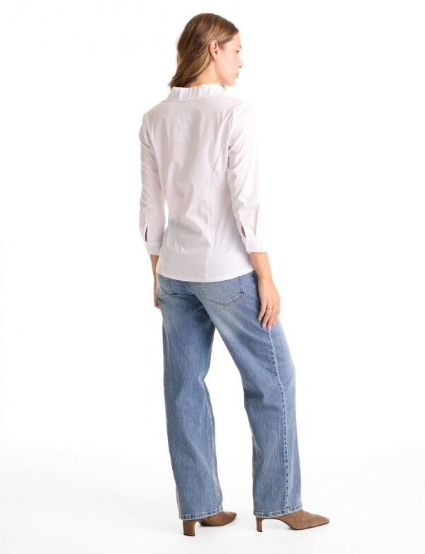 Camisa Tablitas BLANCO