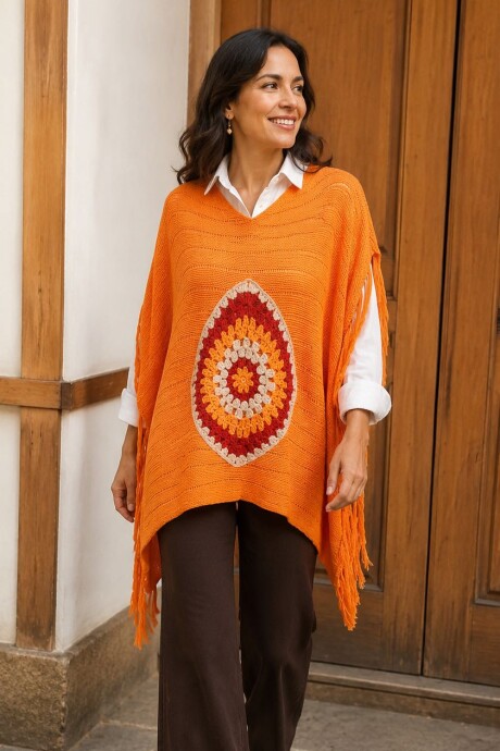 PONCHO ALBA Naranja