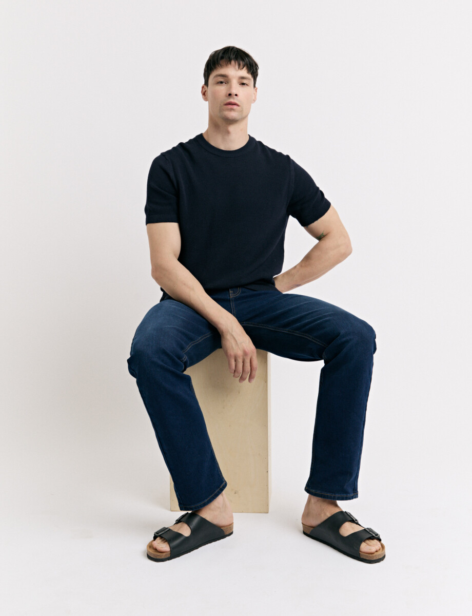 520575 T-SHIRT HARRY Azul Oscuro