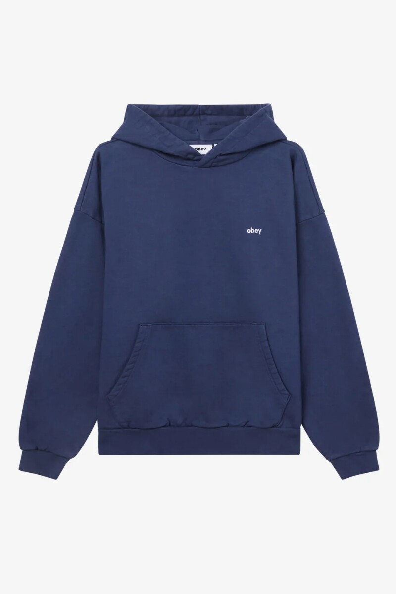 LOWERCASE PIGMENT HOOD Azul