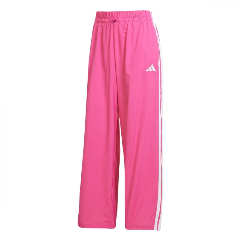 Pantalón Largo Essentials Lifestyle Woven Parachute 3 bandas de Mujer Rosado