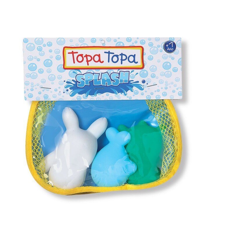 Muñecos Para Agua X 3 Splash Topa Topa MUÑECOS PARA AGUA X 3 TOPA TOPA SPLASH