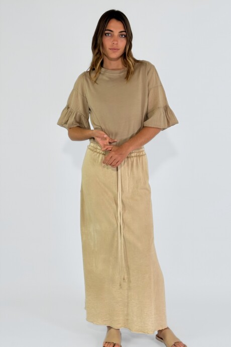 POLLERA TANGER Camel