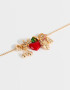 Collares Cortos Frutas Collar Corto Multidijes Frutas - Dorado