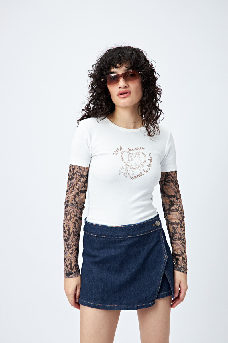 REMERA LIMORA Blanco