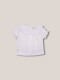 Blusa Cuello Volante Blanco