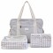 Set Mama Paseo Gris + Vichy Gris