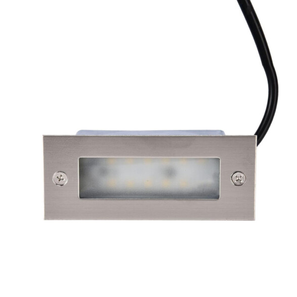 Luminaria de embutir LED cálida 2W IP65 110x45mm IX4807