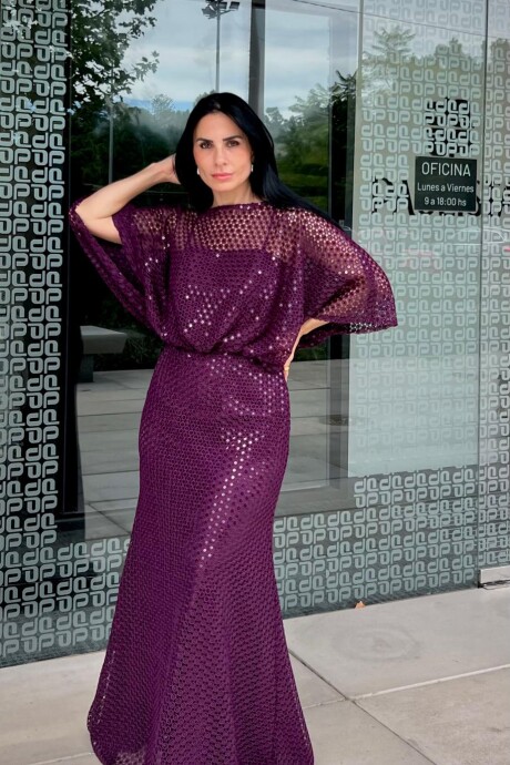 Vestido Vincenza Morado