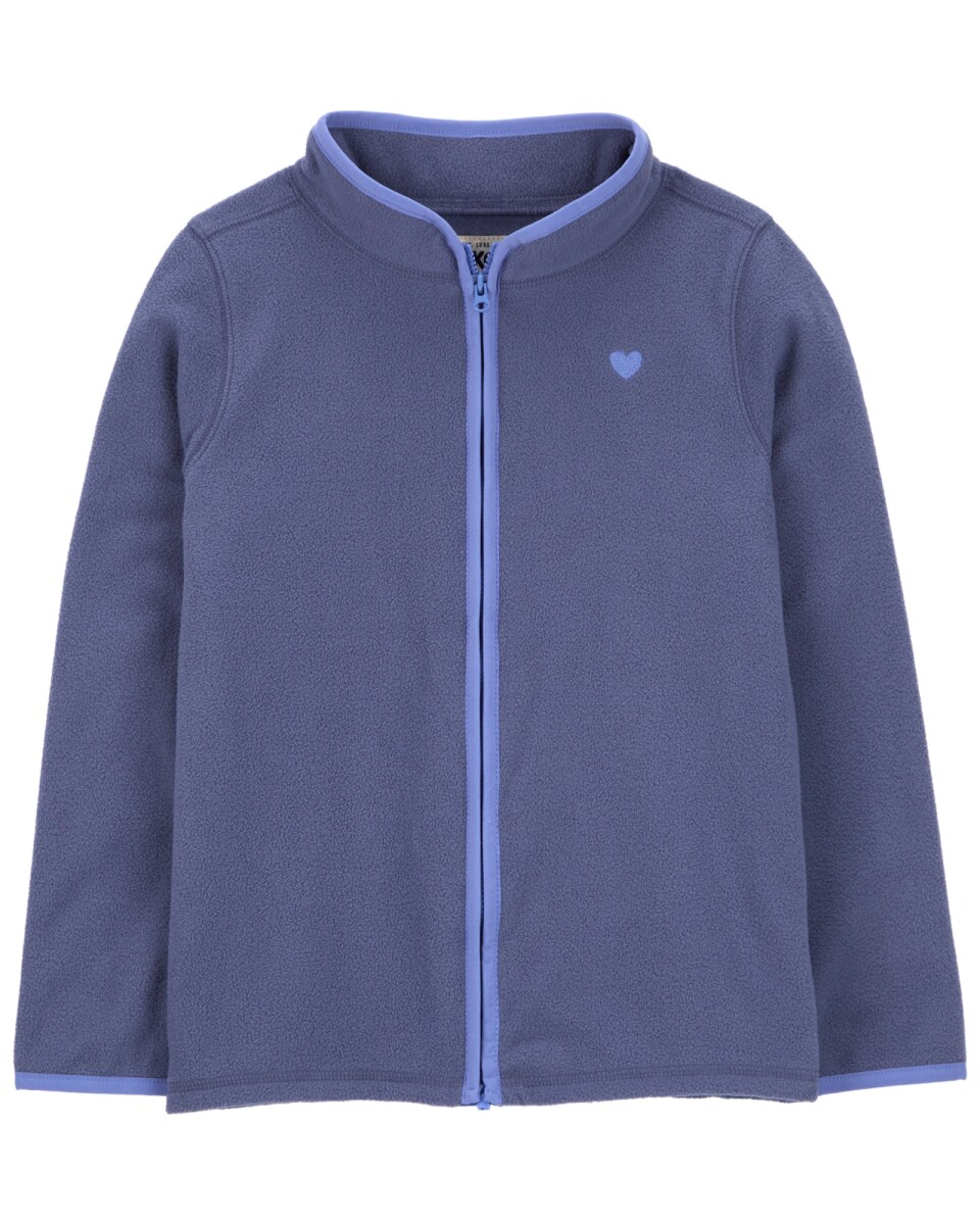 Campera de micropolar, azul 