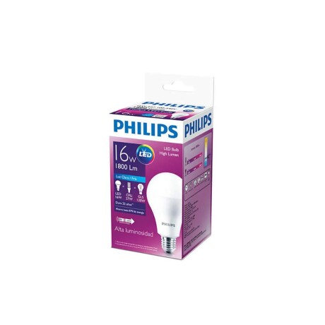 BOMBITA LED PHILLIPS 16W ECOHOME FRIA 1450LUM 100W BOMBITA LED PHILLIPS 16W ECOHOME FRIA 1450LUM 100W