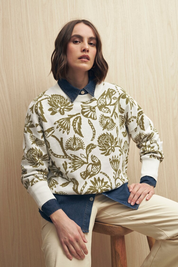 SWEATER REX Crudo