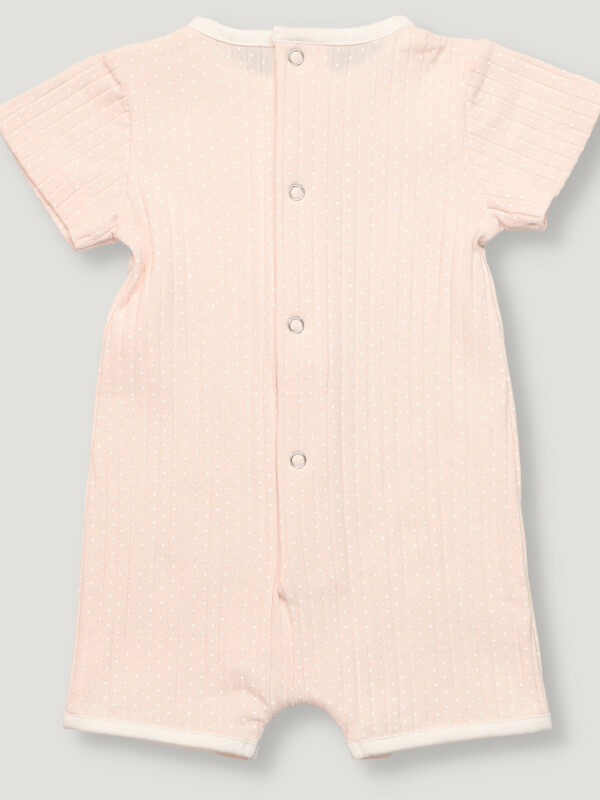 Pijama rib algodón rosa Pijama rib algodón rosa