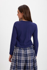 Blusa Hook Azul Marino